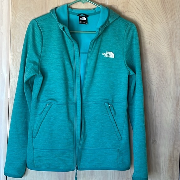 The North Face Womens Canyonlands Full-Zip Hoodie Jacket Green Turquoise Sz: S - Picture 4 of 14